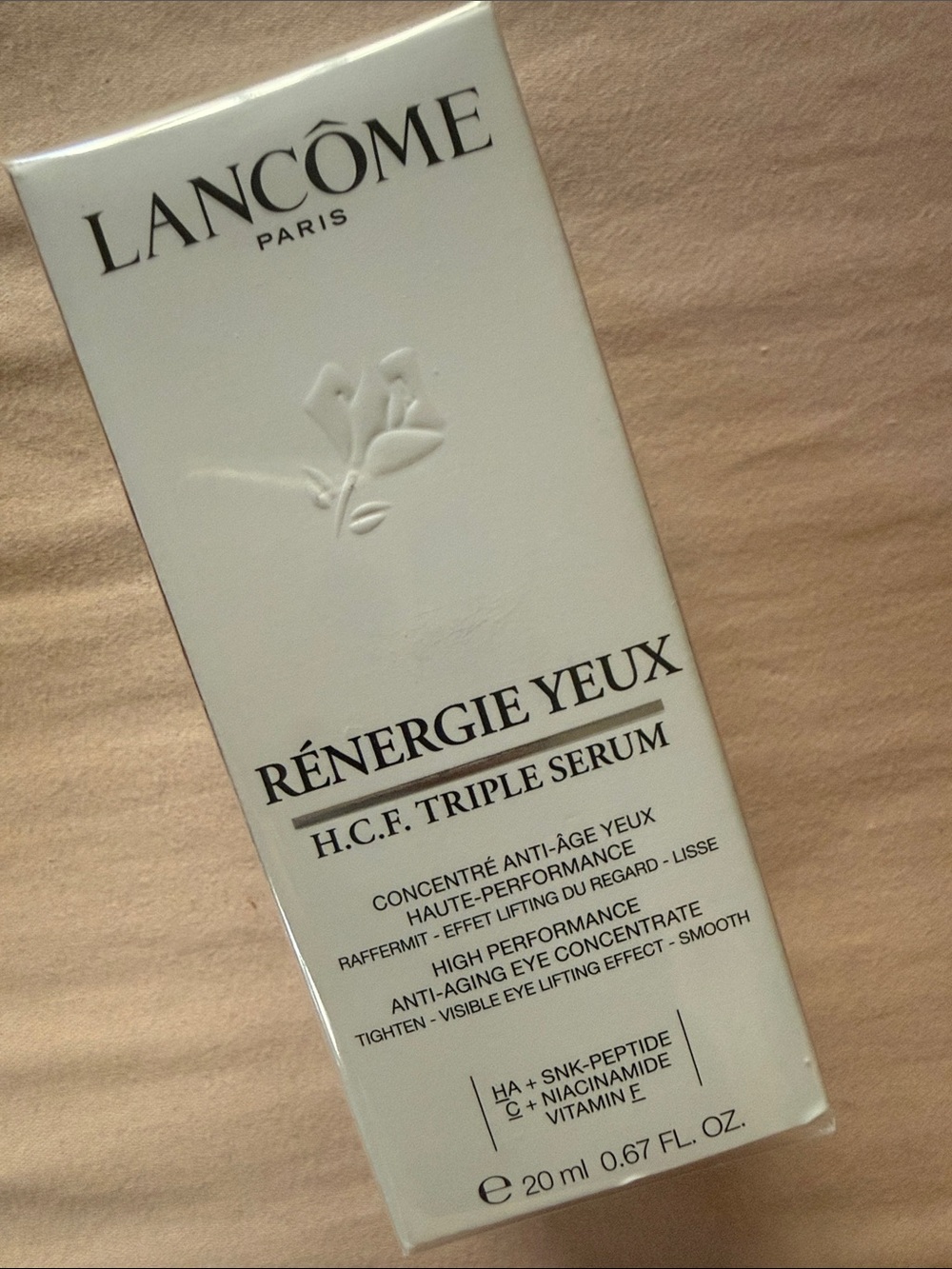 Lancôme Rénergie Yeux H.C.F. Triple Serum - White